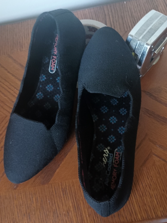 Skechers Shoes - Skechers Cleo Honeycomb Scalloped Flats - Black - Size [7]